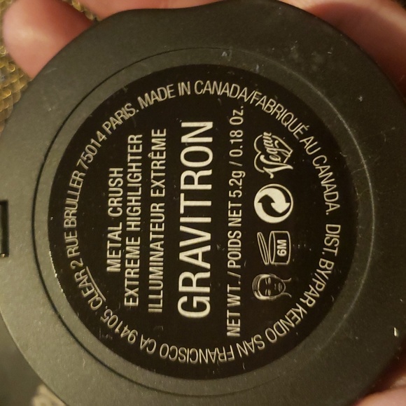 💙🌟🧚‍♀️GRAVITRON Kat Von D DISCONTINUED Metal Crush Extreme Highlighter NWT - Picture 10 of 10